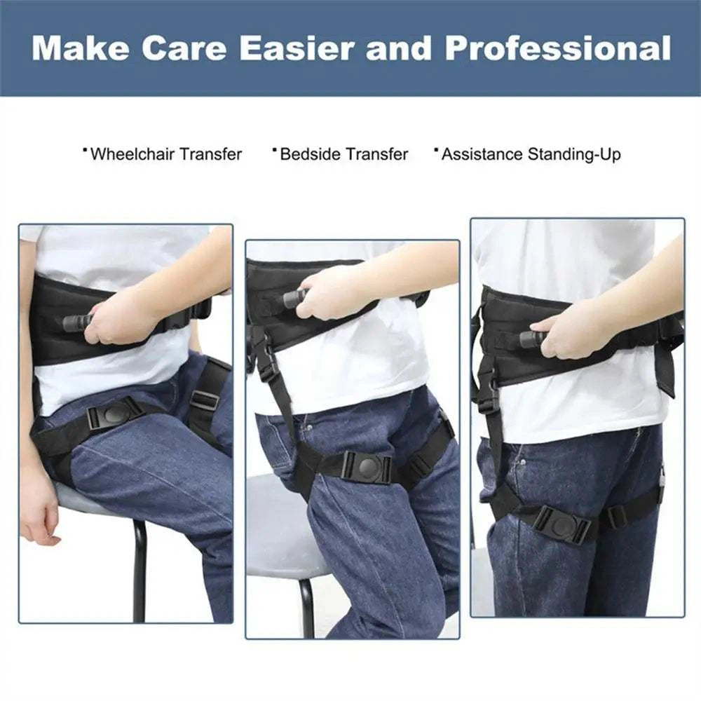 Handles Oxford Gait Belts Quick Release Transfer Belt Adjustable Comfortable Lift Belt solutions by Stroked Out Sasquatch's Disability Store for better Stroke Recovery