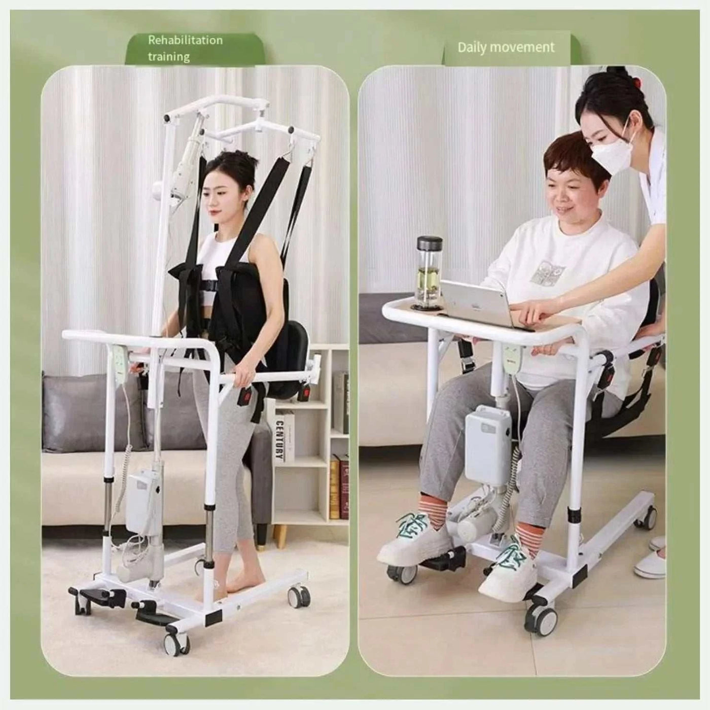 Paralyzed Patient Electric Lifting Position Shifting Bed Carrier Elderly Rehabilitation Learning Walking Disabled Bath Chair solutions by Stroked Out Sasquatch's Disability Store for better Stroke Recovery