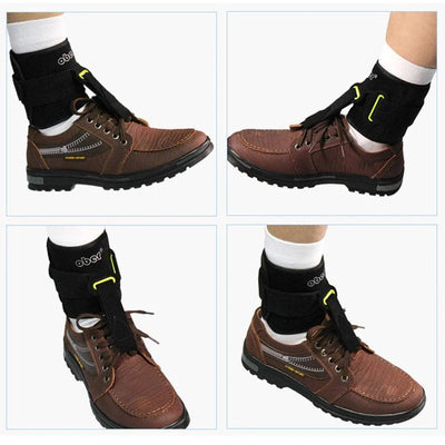 Foot UP Adjustable Drop Foot Ankle Brace Strap for Walking, AFO Brace SPECIFICATIONSDropShipping: YesBrand Name: GOMOREONModel Number: Ankle BraceAge: Above 13Material: Breathable Elastic Material + Plastic ClipsOrigin: Mainland ChinaCStroked Out Sasquatch's Disability Store