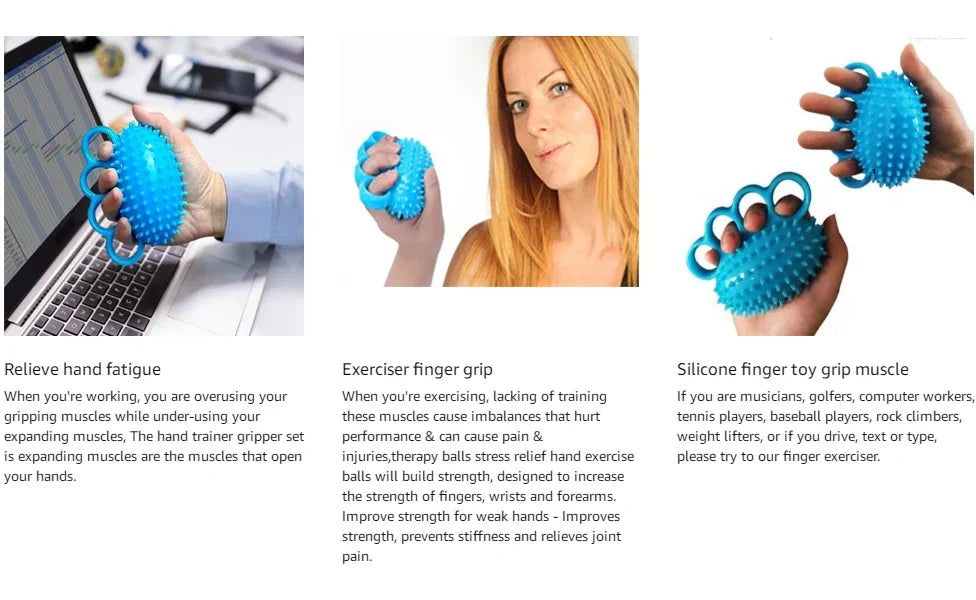 Hand Grip Strengthener - Finger Exerciser for Recovery and Pain ReliefSPECIFICATIONSBrand Name: STAWHOCertification: noneOrigin: Mainland ChinaApplication: HandChoice: yessemi_Choice: yes
About this item:
1.【Perfect Solution for hand eStroked Out Sasquatch's Disability Store