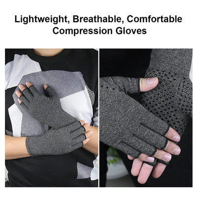 Premium Compression Arthritis Gloves - Joint Pain Relief, Cycling Support, solutions by Stroked Out Sasquatch's Disability Store for better Stroke Recovery