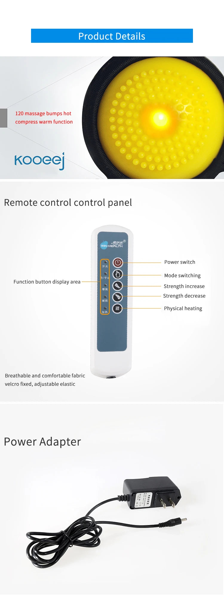 Electric Hand Massage Ball Infrared Therapy Hot Compress Stroke Hemiplegia Finger Rehabilitation Recovery Training Machine solutions by Stroked Out Sasquatch's Disability Store for better Stroke Recovery