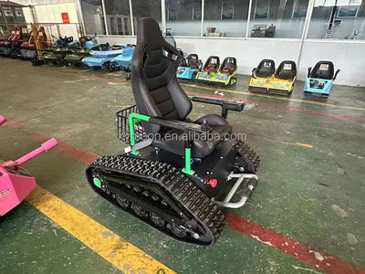 Rubber Tracked Wheelchair with remote control motor power Off road VehSPECIFICATIONSBrand Name: NoEnName_NullOrigin: Mainland ChinaHign-concerned Chemical: NoneDIY Supplies: ELECTRICALVideo outgoing-inspection: ProvidedMachinery Test RStroked Out Sasquatch's Disability Store