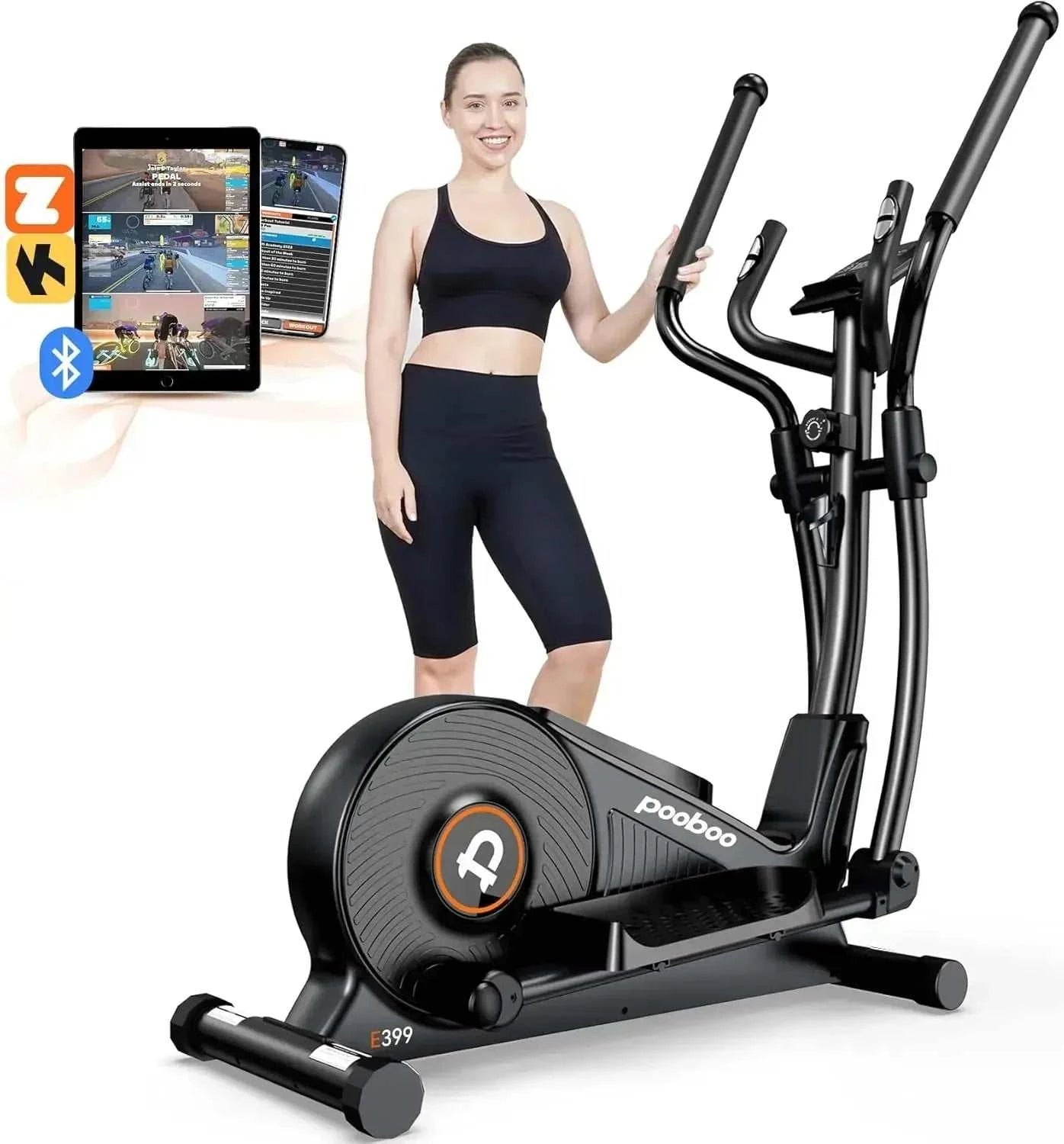 Premium elliptical machine with 16-level resistance, ideal for stroke recovery and quiet cardio training.