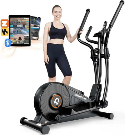 Premium elliptical machine with 16-level resistance, ideal for stroke recovery and quiet cardio training.