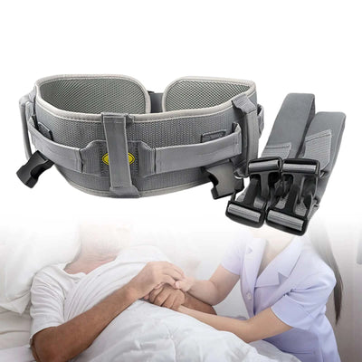 Patient Gait Belt Adjustable Size Upgraded Elderly Assist Device with SPECIFICATIONSCustom Bundle: NoMainKey1: Transfer Gait BeltMainKey2: Gait Belt Patient Lift Transfer Board Slide BeltMainKey3: Lifting Transport Belts Belt Seniors EStroked Out Sasquatch's Disability Store