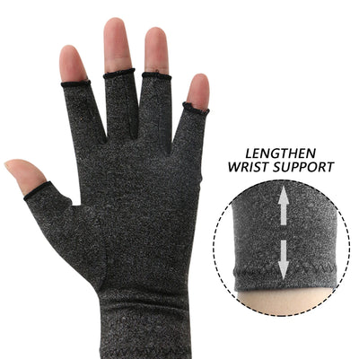 Arthritis Gloves Touch Screen Gloves Anti Arthritis Therapy Compression Gloves Ache Relief Joint Pain Wrist Support Wristband solutions by Stroked Out Sasquatch's Disability Store for better Stroke Recovery