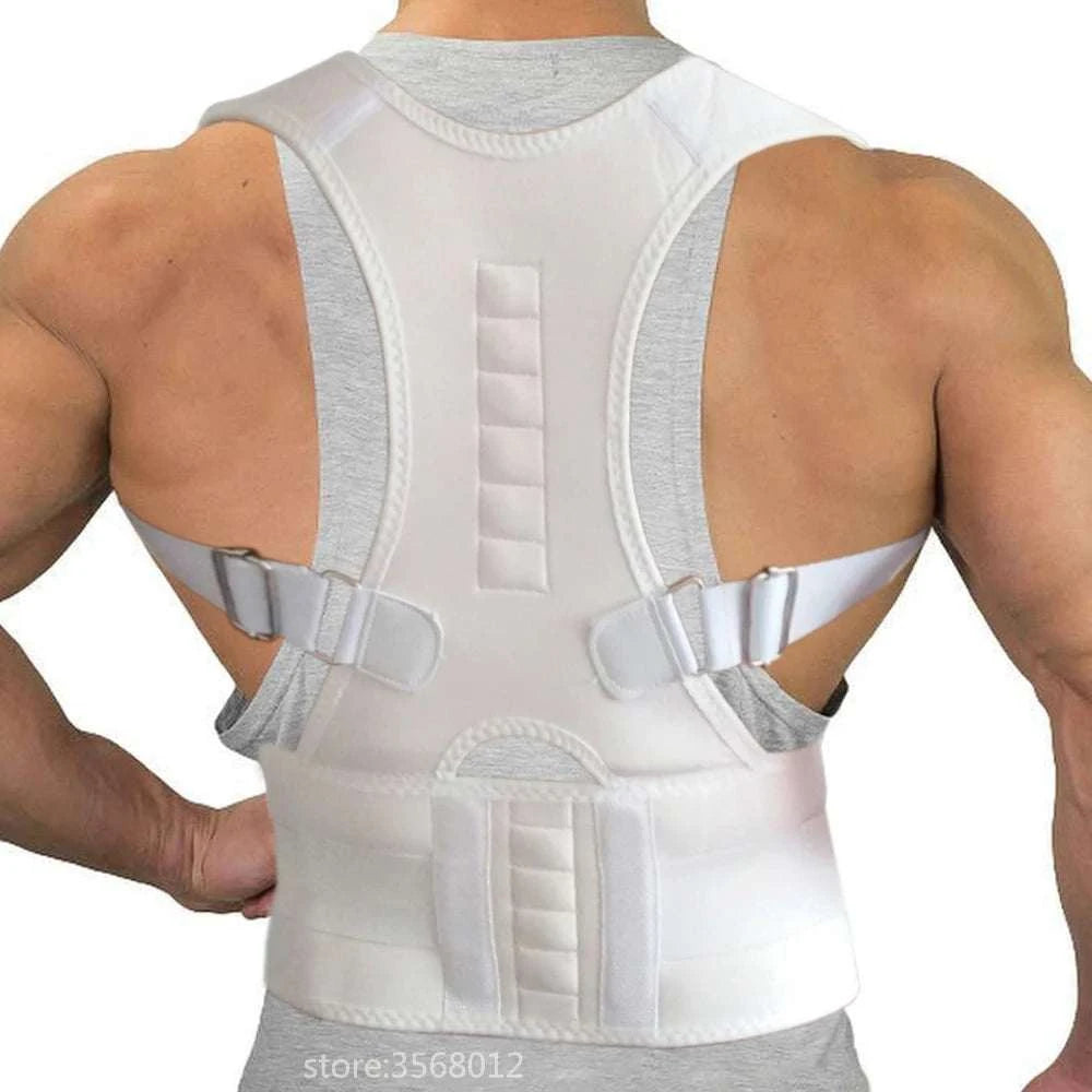 Women Men Orthopedic Corset Back Support Belt Pain Back Brace Support Belt Magnets Therapy B002 solutions by Stroked Out Sasquatch's Disability Store for better Stroke Recovery