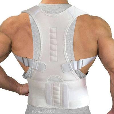 Women Men Orthopedic Corset Back Support Belt Pain Back Brace Support Belt Magnets Therapy B002 solutions by Stroked Out Sasquatch's Disability Store for better Stroke Recovery