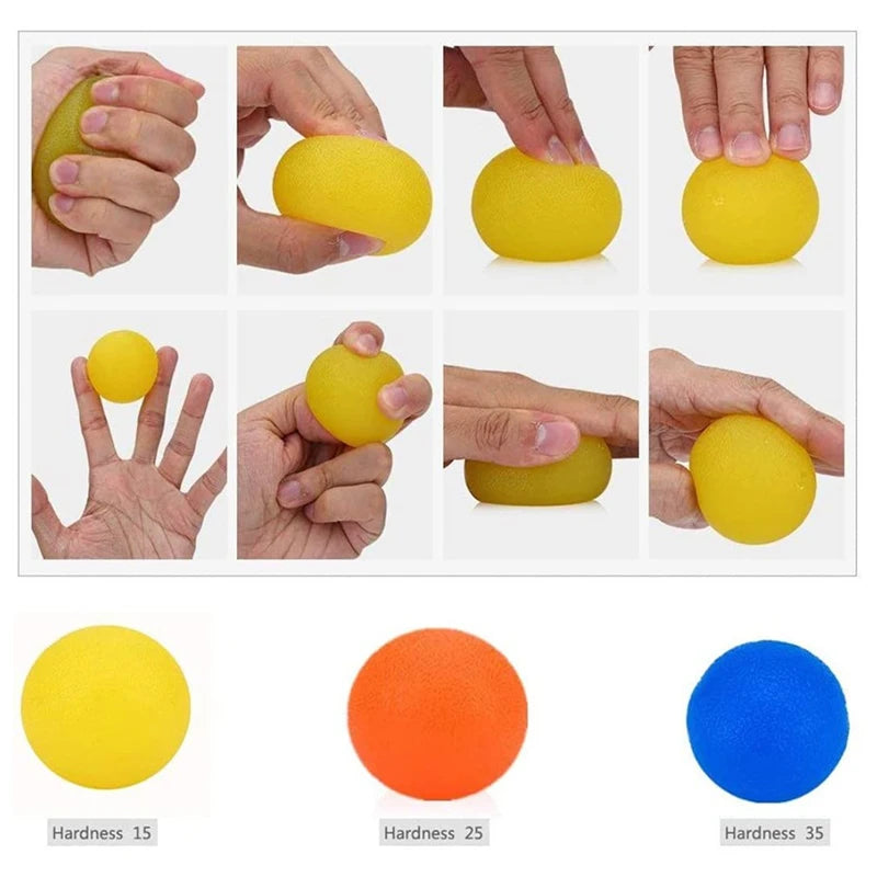 Hand Grip Egg Gripping Ball Finger Trainer Gym Fitness Home Exercise Equipment Antistress Handgrip Expander Muscle Strengthener solutions by Stroked Out Sasquatch's Disability Store for better Stroke Recovery