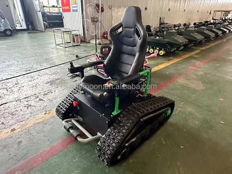 Rubber Tracked Wheelchair with remote control motor power Off road VehSPECIFICATIONSBrand Name: NoEnName_NullOrigin: Mainland ChinaHign-concerned Chemical: NoneDIY Supplies: ELECTRICALVideo outgoing-inspection: ProvidedMachinery Test RStroked Out Sasquatch's Disability Store