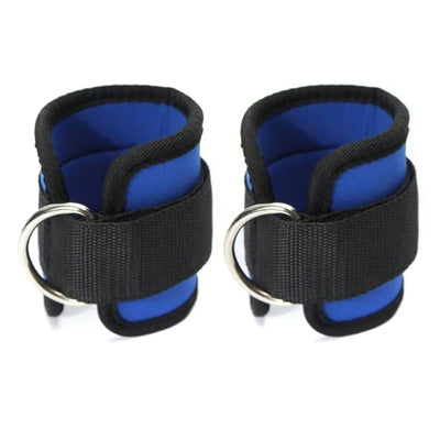 Adjustable ankle weights for stroke recovery and fitness improvement.