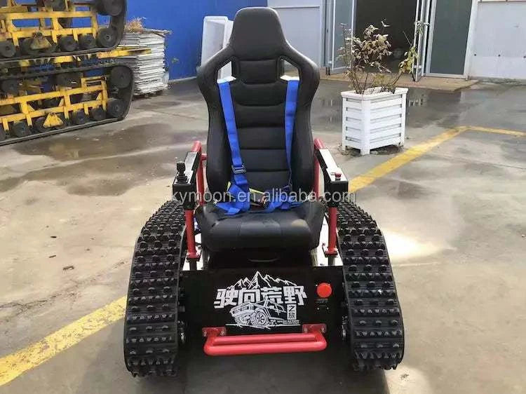 Rubber Tracked Wheelchair with remote control motor power Off road VehSPECIFICATIONSBrand Name: NoEnName_NullOrigin: Mainland ChinaHign-concerned Chemical: NoneDIY Supplies: ELECTRICALVideo outgoing-inspection: ProvidedMachinery Test RStroked Out Sasquatch's Disability Store