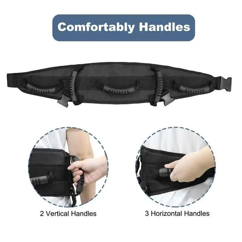 Handles Oxford Gait Belts Quick Release Transfer Belt Adjustable Comfortable Lift Belt solutions by Stroked Out Sasquatch's Disability Store for better Stroke Recovery