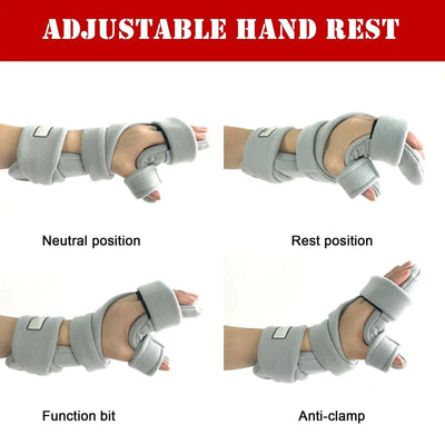 Adjustable Stroke Hand Brace Support Finger Night Hand Splint Support Orthopedic Wrist Rest Arthritis Tendonitis Rehabilitation solutions by Stroked Out Sasquatch's Disability Store for better Stroke Recovery