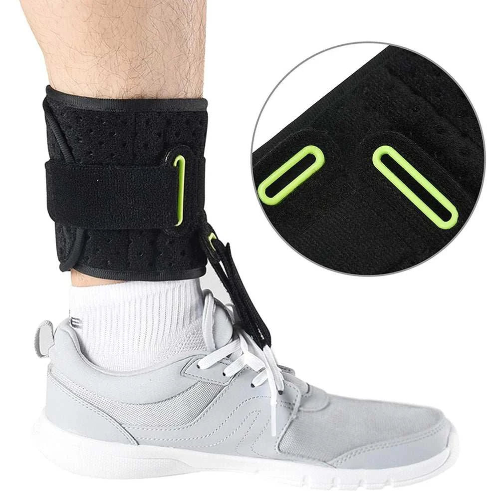 Foot UP Adjustable Drop Foot Ankle Brace Strap for Walking, AFO Brace SPECIFICATIONSDropShipping: YesBrand Name: GOMOREONModel Number: Ankle BraceAge: Above 13Material: Breathable Elastic Material + Plastic ClipsOrigin: Mainland ChinaCStroked Out Sasquatch's Disability Store