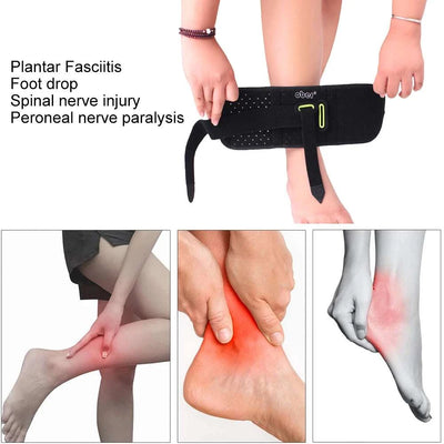 Foot UP Adjustable Drop Foot Ankle Brace Strap for Walking, AFO Brace SPECIFICATIONSDropShipping: YesBrand Name: GOMOREONModel Number: Ankle BraceAge: Above 13Material: Breathable Elastic Material + Plastic ClipsOrigin: Mainland ChinaCStroked Out Sasquatch's Disability Store