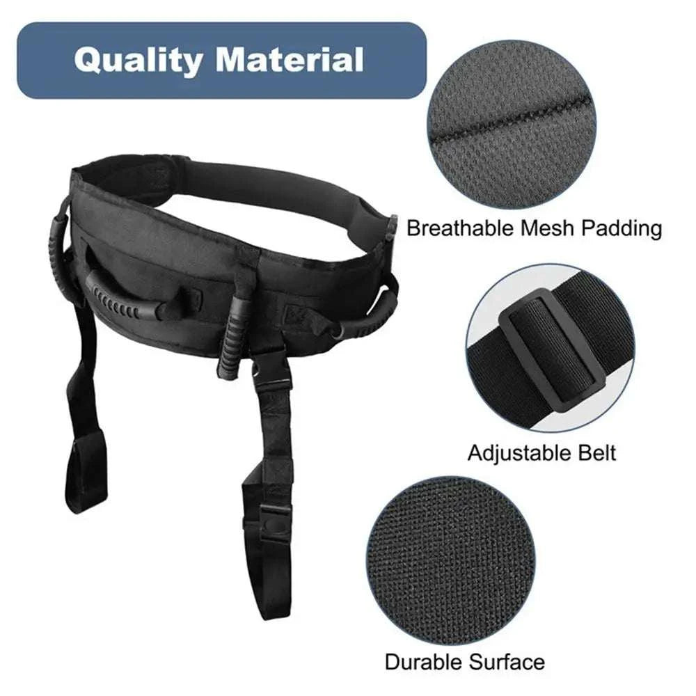 Handles Oxford Gait Belts Quick Release Transfer Belt Adjustable Comfortable Lift Belt solutions by Stroked Out Sasquatch's Disability Store for better Stroke Recovery