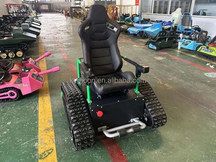 Rubber Tracked Wheelchair with remote control motor power Off road VehSPECIFICATIONSBrand Name: NoEnName_NullOrigin: Mainland ChinaHign-concerned Chemical: NoneDIY Supplies: ELECTRICALVideo outgoing-inspection: ProvidedMachinery Test RStroked Out Sasquatch's Disability Store