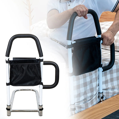 Dual Handles Easily Install Carbon Steel Material Sturdy 150kg Load Bearing solutions by Stroked Out Sasquatch's Disability Store for better Stroke Recovery