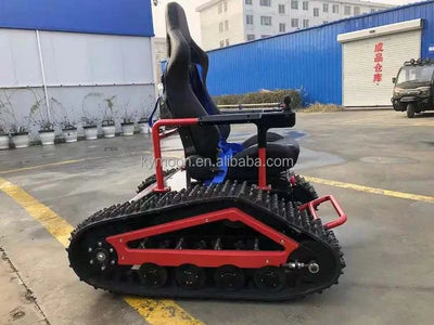 Rubber Tracked Wheelchair with remote control motor power Off road VehSPECIFICATIONSBrand Name: NoEnName_NullOrigin: Mainland ChinaHign-concerned Chemical: NoneDIY Supplies: ELECTRICALVideo outgoing-inspection: ProvidedMachinery Test RStroked Out Sasquatch's Disability Store