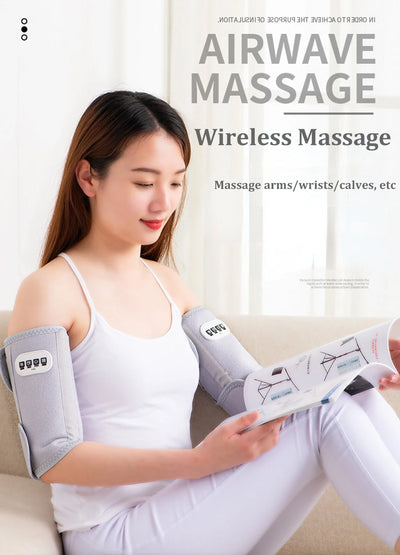 Arm Massager Air Compression Leg Massager Electric Heating Blood Circulation Waist Wrap Massage Device solutions by Stroked Out Sasquatch's Disability Store for better Stroke Recovery