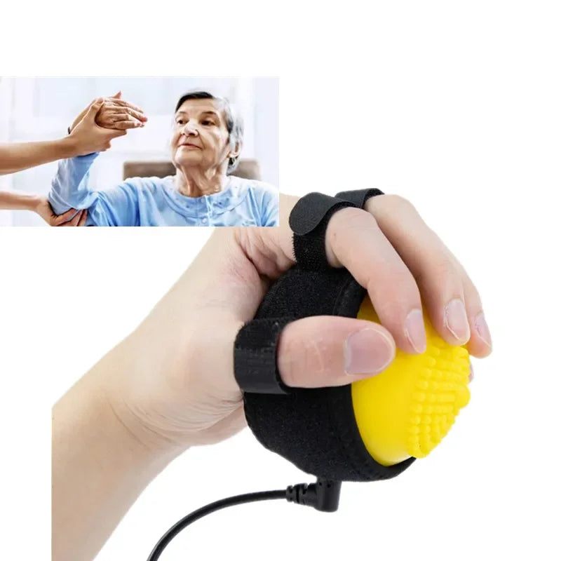 Electric Hand Massage Ball Infrared Therapy Hot Compress Stroke Hemiplegia Finger Rehabilitation Recovery Training Machine solutions by Stroked Out Sasquatch's Disability Store for better Stroke Recovery