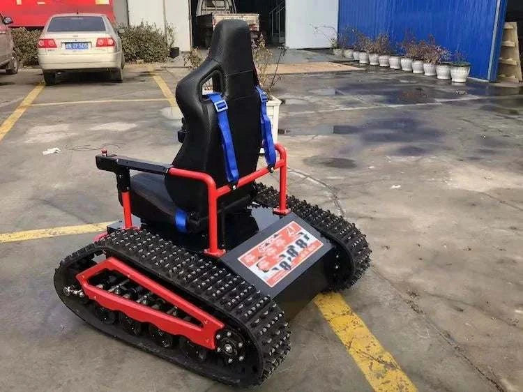 Rubber Tracked Wheelchair with remote control motor power Off road VehSPECIFICATIONSBrand Name: NoEnName_NullOrigin: Mainland ChinaHign-concerned Chemical: NoneDIY Supplies: ELECTRICALVideo outgoing-inspection: ProvidedMachinery Test RStroked Out Sasquatch's Disability Store