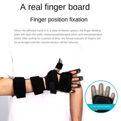 Fingerboard Wrist Rehabilitation Training Device Correction Stroke Hemiplegia Hand Bending Straightening Fixed Finger Divider solutions by Stroked Out Sasquatch's Disability Store for better Stroke Recovery