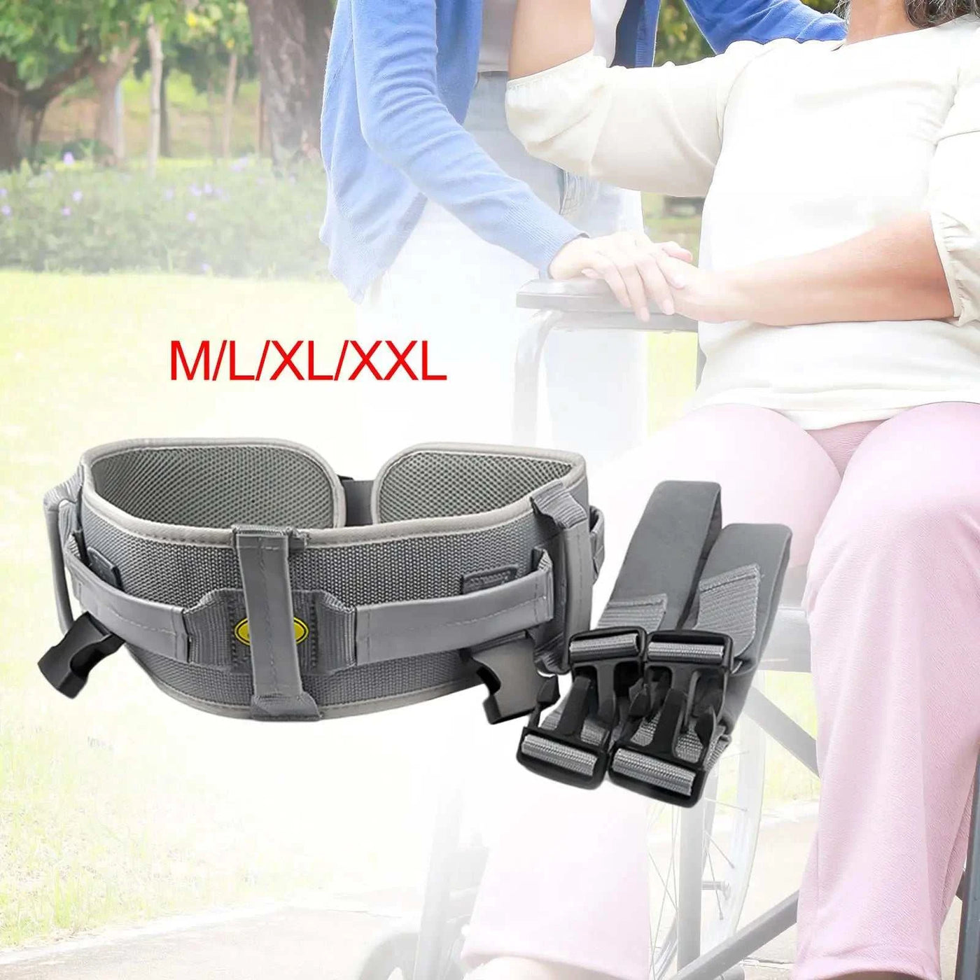 Patient Gait Belt Adjustable Size Upgraded Elderly Assist Device with SPECIFICATIONSCustom Bundle: NoMainKey1: Transfer Gait BeltMainKey2: Gait Belt Patient Lift Transfer Board Slide BeltMainKey3: Lifting Transport Belts Belt Seniors EStroked Out Sasquatch's Disability Store