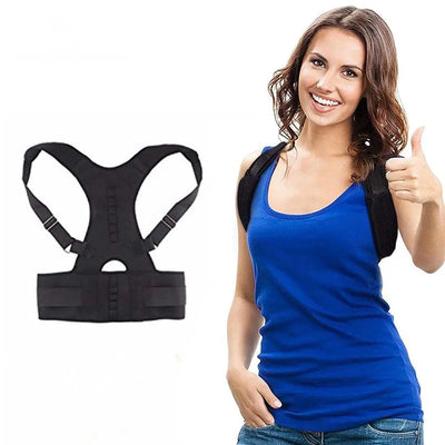 Women Men Orthopedic Corset Back Support Belt Pain Back Brace Support Belt Magnets Therapy B002 solutions by Stroked Out Sasquatch's Disability Store for better Stroke Recovery