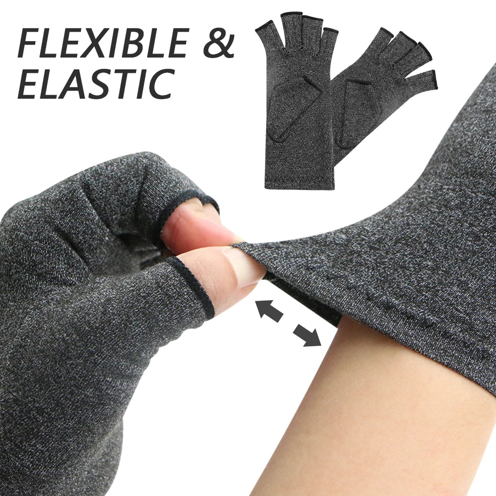 Arthritis Gloves Touch Screen Gloves Anti Arthritis Therapy Compression Gloves Ache Relief Joint Pain Wrist Support Wristband solutions by Stroked Out Sasquatch's Disability Store for better Stroke Recovery