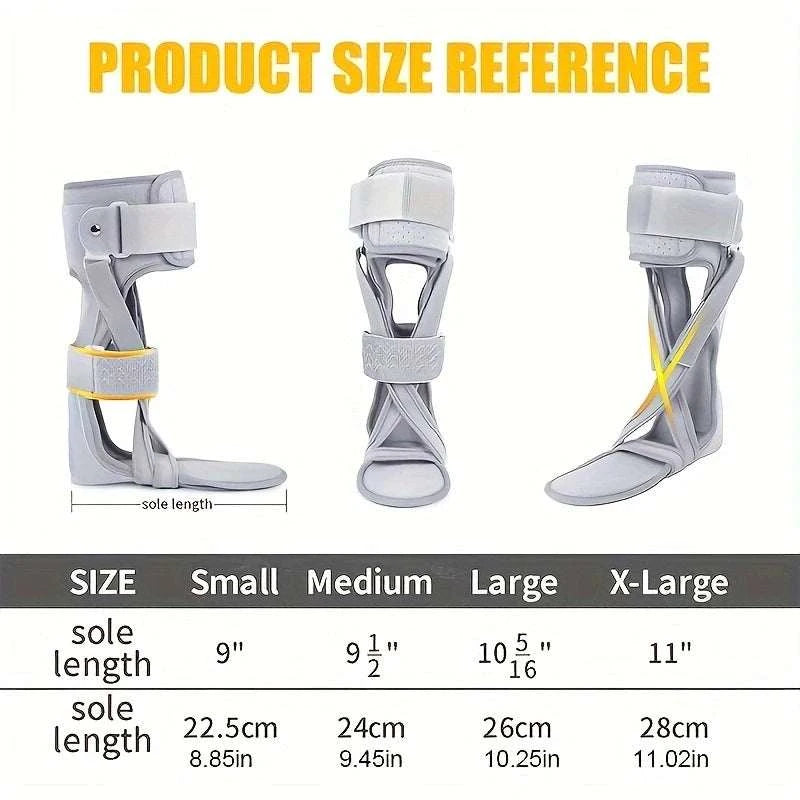 1Pcs Drop Foot Support Brace Flexible Ultra Thin Multipurpose AFO Splint Lightweight Half Palm solutions by Stroked Out Sasquatch's Disability Store for better Stroke Recovery